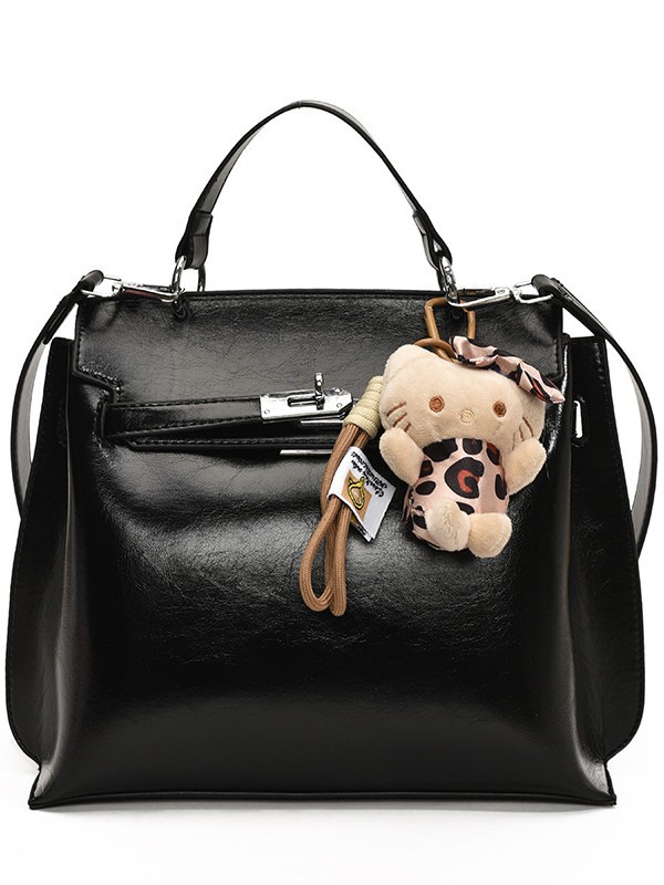 Bolso de mano retro, bolso de platino de piel de cera de moda, nuevo tipo de mujer transfronteriza, alta calidad, mochila versátil.