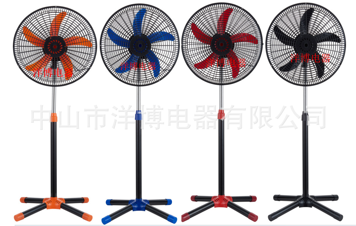 Ventilador industrial de pie de 18 pulgadas, modelo 3 en 1, 110V para Sudamérica, gran potencia y flujo de aire, exportación transfronteriza