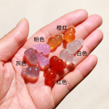 10*16mm立体玉髓葫芦 玛瑙玉石葫芦多色配饰DIY手工挂件吊坠批发