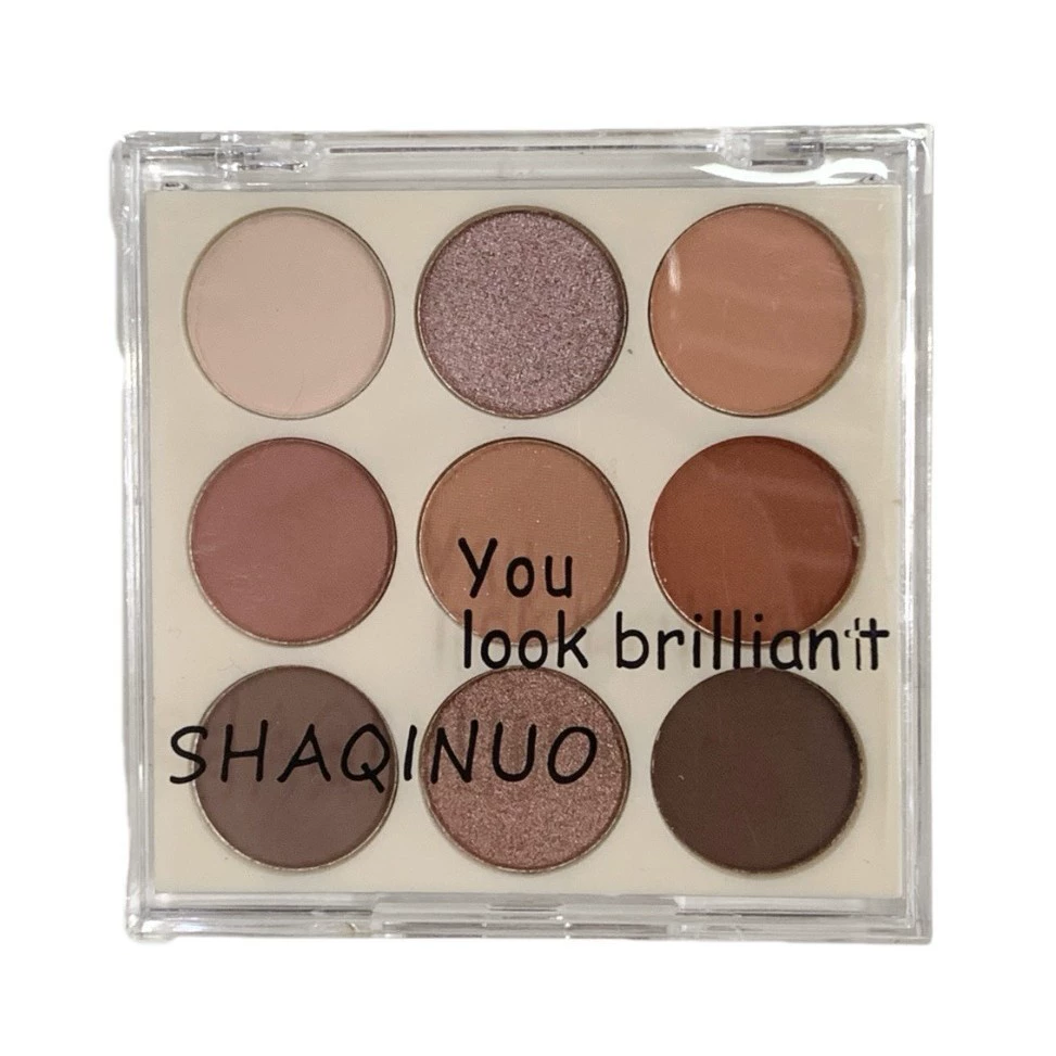 Eyeshadow palette for contouring, matte highlighter, eye shadow, earth tones