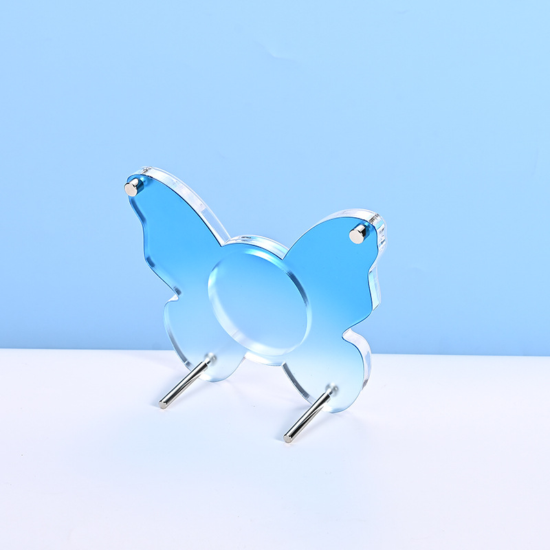 Acrylic badge, stand, removable storage system, (Physicals)