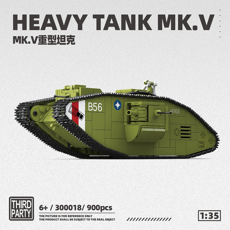 Chinese Building Blocks Mark Mkv Heavy Tank World War I British Army Assembly Full-Print Military Toy Gift for Boys and Girls Chinese Building Blocks Mark Mkv Heavy Tank World War I British Army Assembly Full-Print Military Toy Gift for Boys and Girls