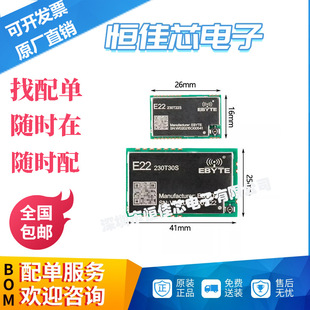 E22-230T22/30S Lora Spread Spectrum Wireless Transceiver Uart Serial Port Module 230Mhz Sx1262 Chip
