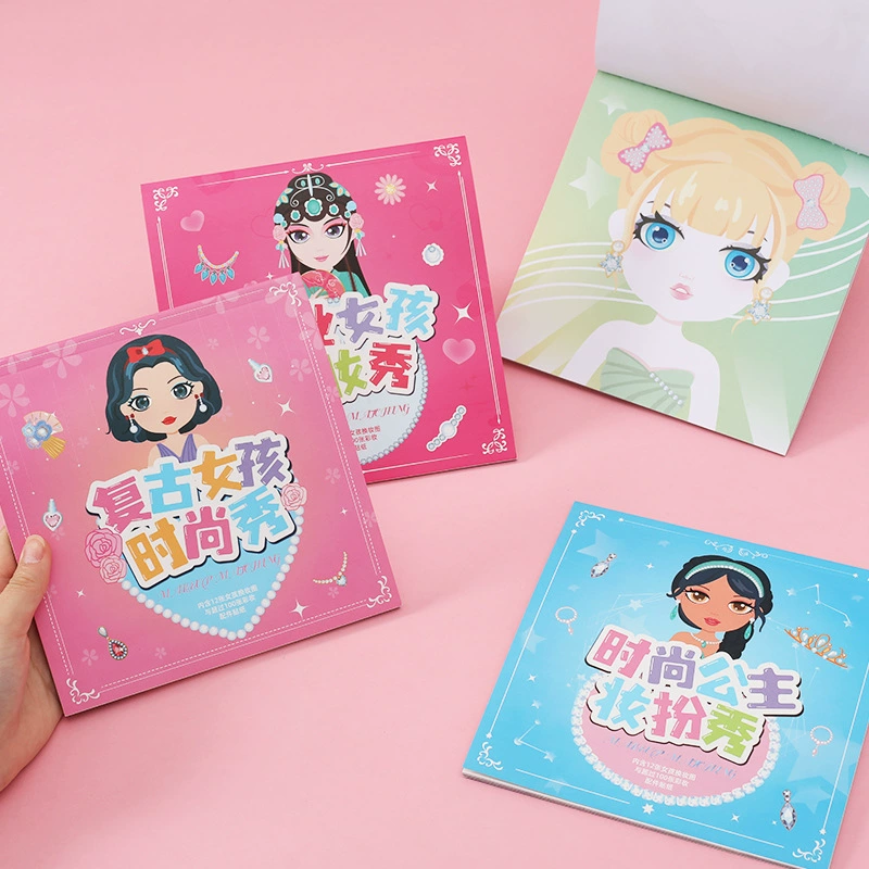 Детские модные наклейки, стикеры для мультфильмов, 3–6 лет, раннее образование