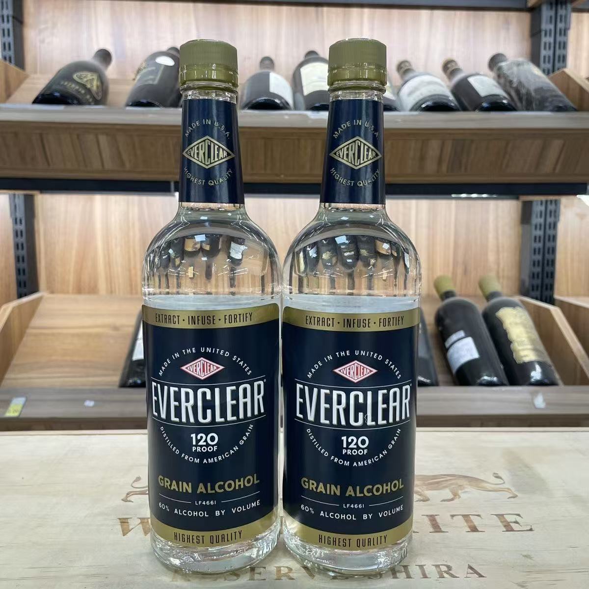 宝藏捡漏】高端洋酒 美国原瓶进口60度伏特加750ml 酒吧调酒基酒