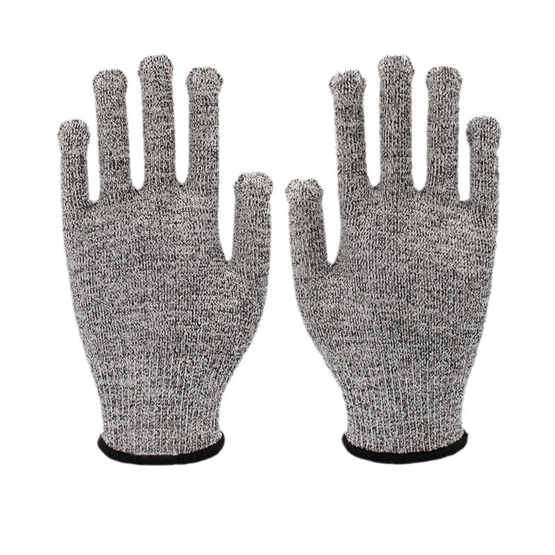 Fabricante al por mayor guantes anticorte nivel 5 HPPE engrosado resistente al desgaste antiarañazos anti-cuchillo protección laboral industrial guantes anticorte