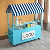 Stall up Trolley outdoors Night market Floats Iron art Promotion Snack cart Removable Sales car Stall dining car