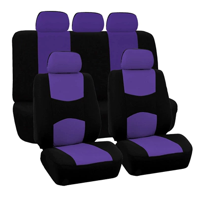 Universal seat cover — for 5-Seater Cars Cross-Border - purple-9-piece-set-five-seats