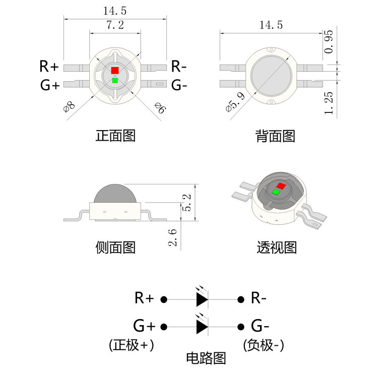 2W˫ɫ̨ƾ۵÷ĽŶһled