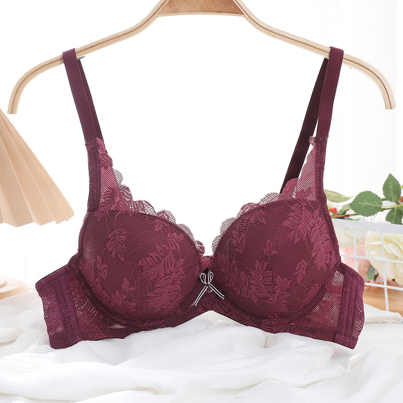 Fábrica de stock del sudeste asiático sujetador de mujer encaje ajustable de taza confortable sujetador transpirable
