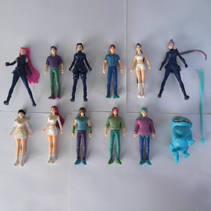 跨境新品 2-4.5寸猎魔女团手办明星老虎游戏周边模型公仔玩偶袋装|undefined