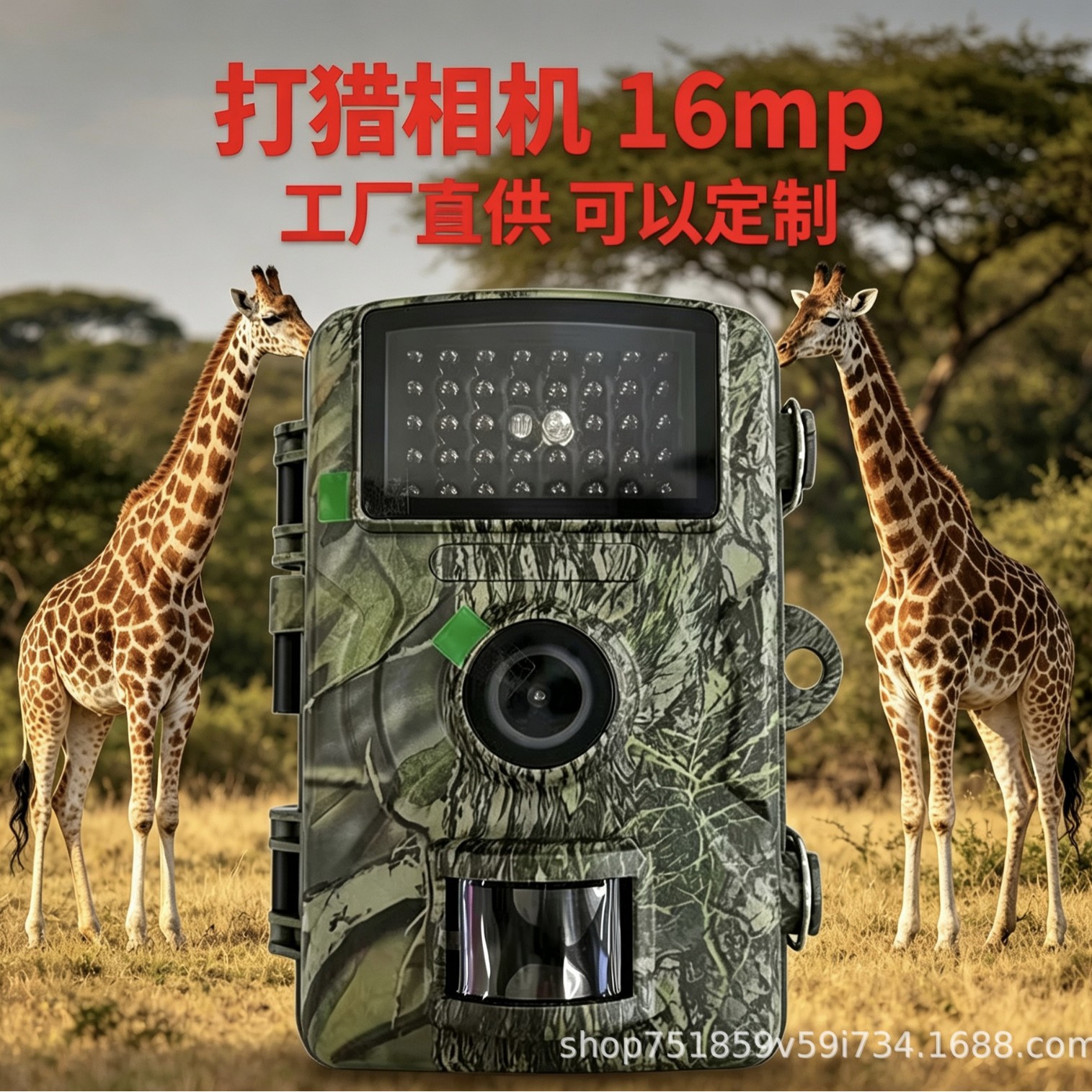 Camera with animals