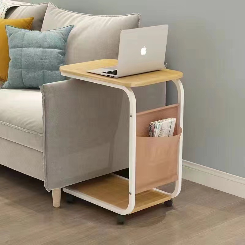 Mesa de té simple europea, mesa de té móvil pequeña, mesa de té de lujo ligera, mesa y silla de balcón, sala de estar, sofá, pequeño gabinete de mesa de té