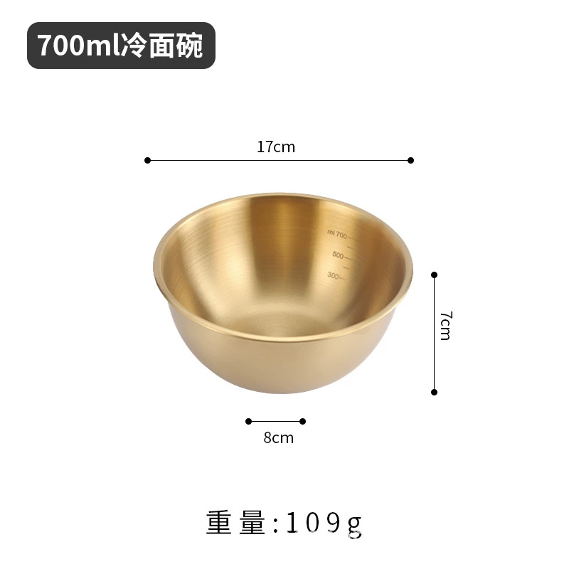 High quality Korean tableware stainless steel scaled