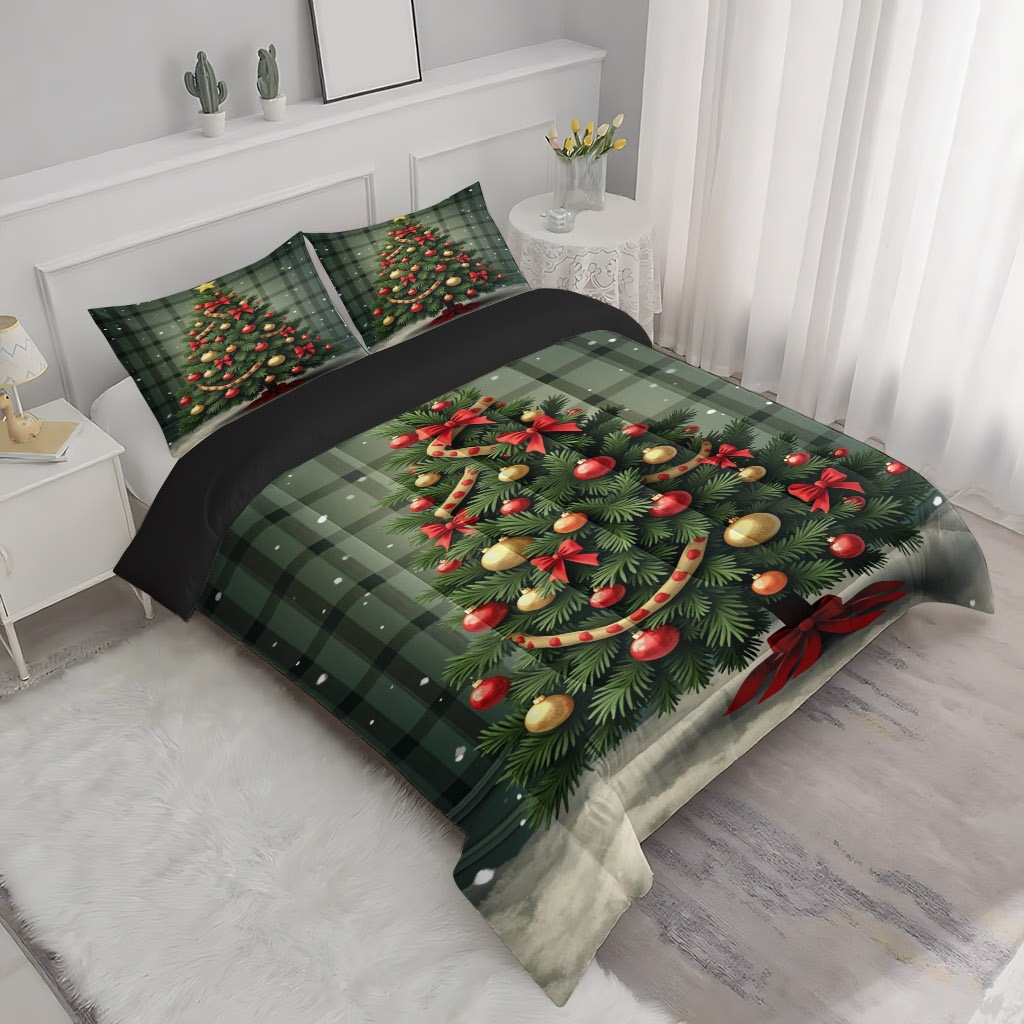 TEMU / JIT nuevo producto de impresión digital 3D de Navidad 180gms fuente de fabricantes de edredones