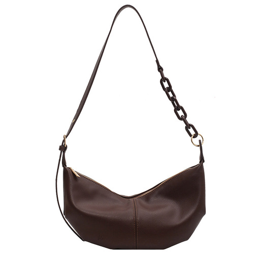 Premium Quality Soft Leather Women's Bag 2024 New Trendy and Versatile Crossbody Bag Unique Design Single Shoulder Dumpling Bag