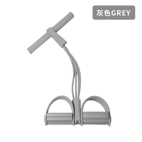 Jinkai four-tube pedal tensioner six-tube pedal tension rope home slim waist sit-ups and abdominal fitness device