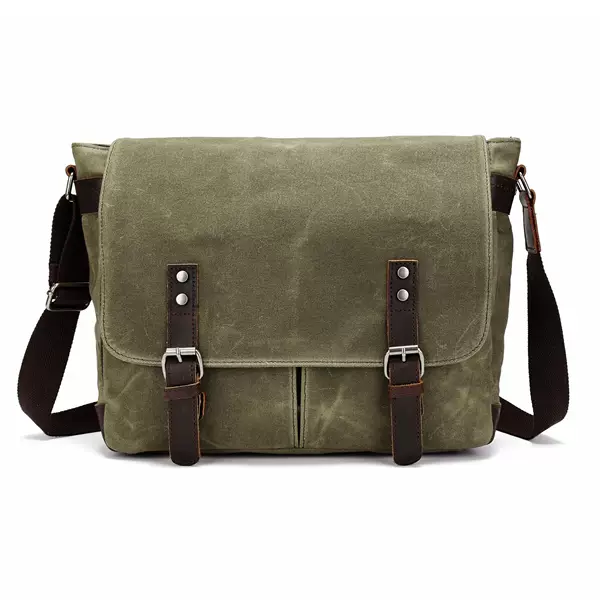 Trendy Retro Crossbody Bag, Shoulder Bag, Large Capacity Handbag, Color-Blocking Fashion Casual Canvas Bag, Briefcase Wholesale