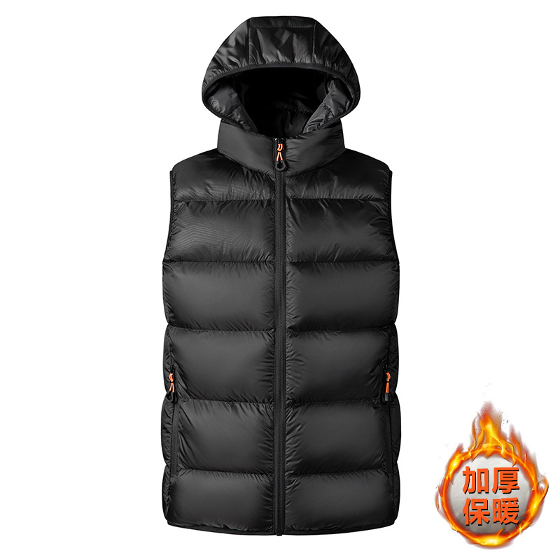 New cross-border e-commerce Amazon men's warm vest, thickened loose plus size vest 98501