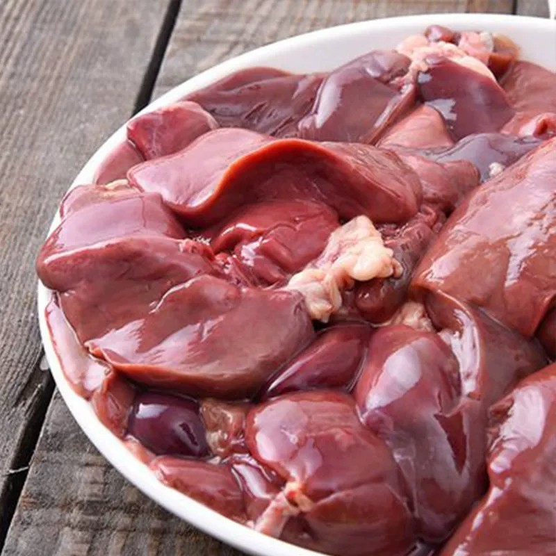 Замороженная куриная печень куриное сердце свежая куриная печень замороженные куриные внутренние органы сырая куриная печень курица смешанные куриные побочные продукты поколение оптовых продаж