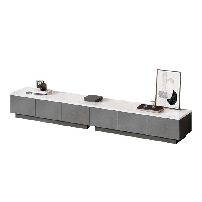 Gabinete de televisión sala de estar doméstica pequeña casa 2025 nuevo almacenamiento en el suelo en un gabinete de televisión moderno y simple