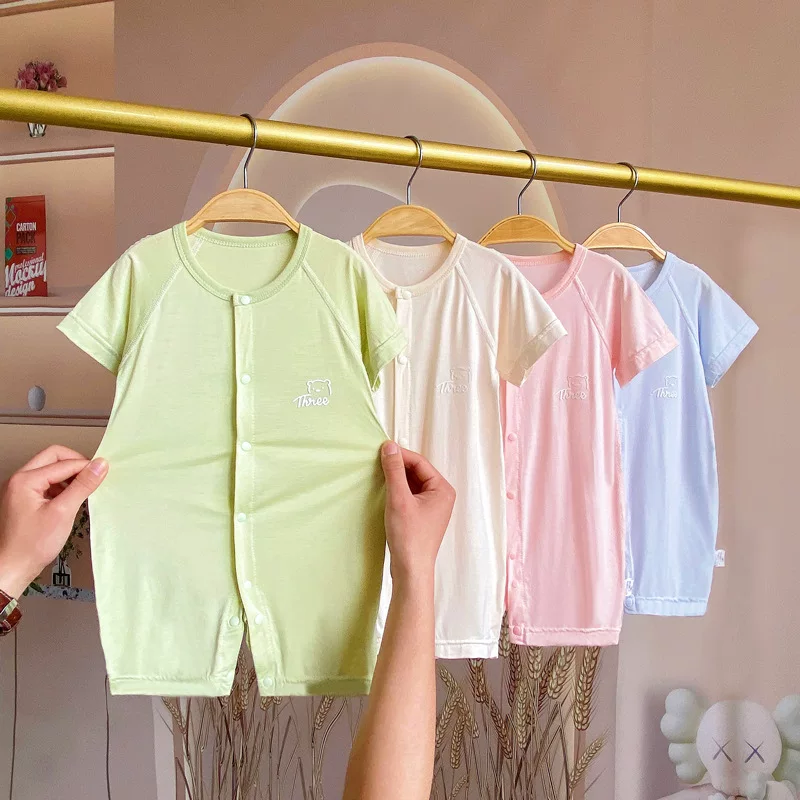 Детский тонкий боди, летняя одежда для мужчин и женщин, pijama девочек, ткань для отдыха