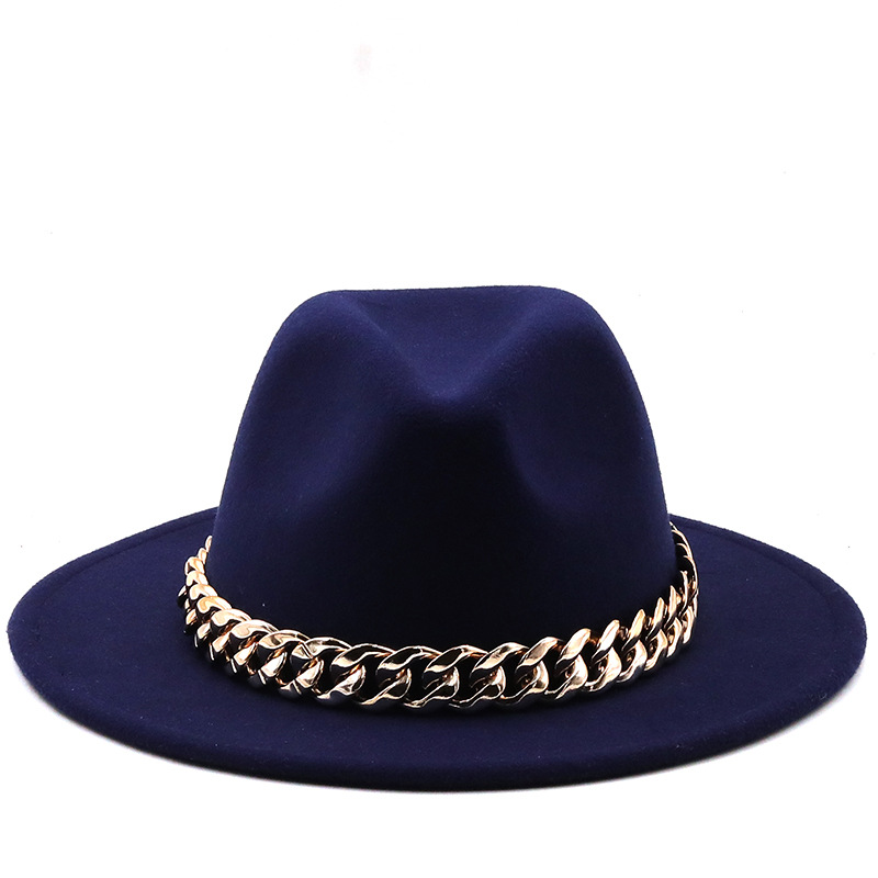 Wholesale Accessories Woolen Big Brim Fashion Jazz Top Hats Nihaojewelry display picture 22