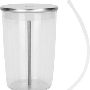 Transparent glass milk cup for Jura, compatible with Jura coffee machine Model: Z8,Z6,J6