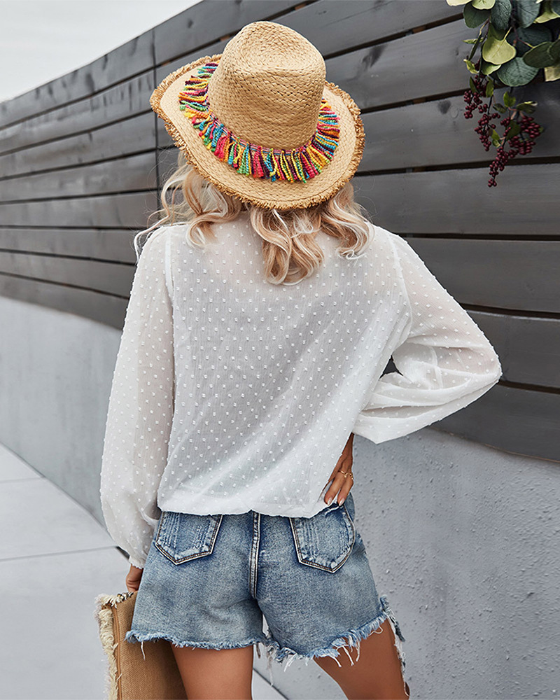 summer new fashion casual simple shirt NSKA37610
