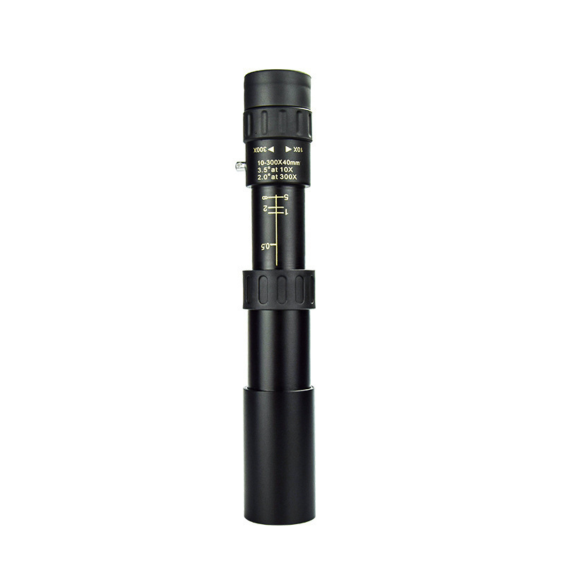 Fábrica 10 - 300 × 40 HD magnificación continua monóculos de alta ampliación para teléfonos móviles soporte de fotografía para teléfonos móviles al aire libre