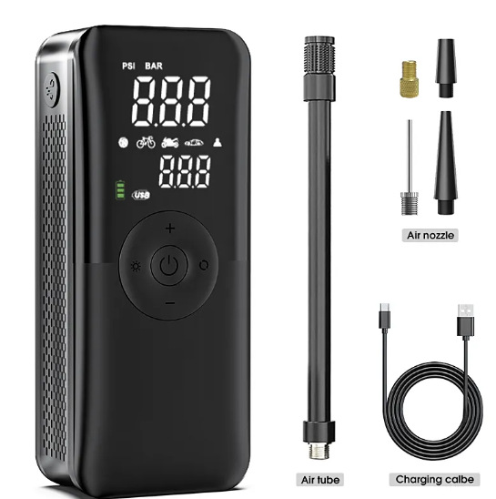 Chezai Portable Handheld Car Air Pump Bicycle Tire Ball Mountain Bike (Hava nasosu) - 5200ahm-19-cylinder