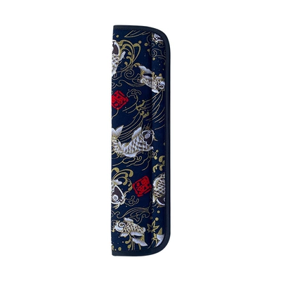 JDM wind safety belt shoulder protective cover safety belt cover personality National style car interior cross-border hot sale Universal (Seat belt shoulder pad) - koi-black-wind-edge-shoulder-pad-30cm-long