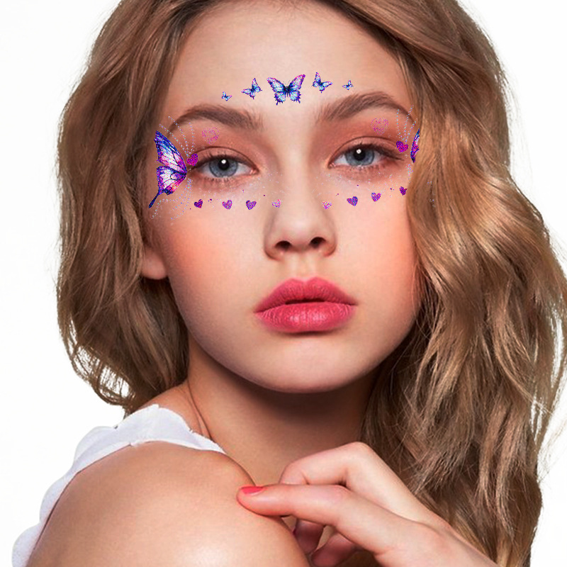 23g Weight tattoo stickers Event & Party Supplies 1 Set Quantity Holiday, Party Occasion transfer stickers Material Butterfly Pattern Butterfly Transfer Stickers Tattoos & Body Art 1 Set 6