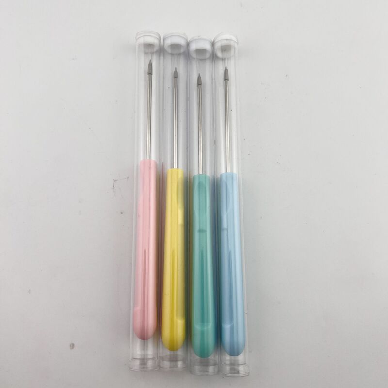 シングルヒョウタンの錐のダブルヒョウタンの錐のカラープラスチックの千枚通しの針の赤い桃の木の位置決めのドリルの卸売り|undefined