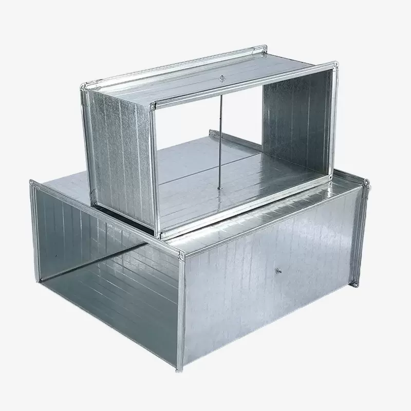 镀锌共板法兰风管 小区厂房车间消防烟排风排烟风管 佛山白铁风管