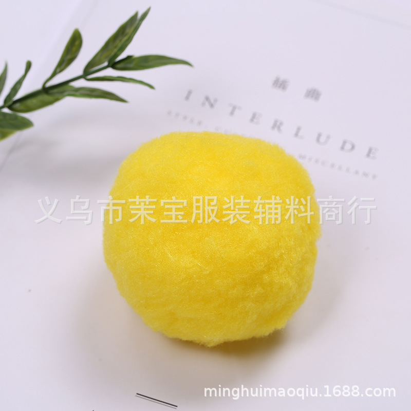 Bola de lana de polipropileno máquina de mahjong automática tarjeta de mesa de limpieza bola de lana bola de algodón de seda de polipropileno accesorios de navidad bola de lana grande al por mayor