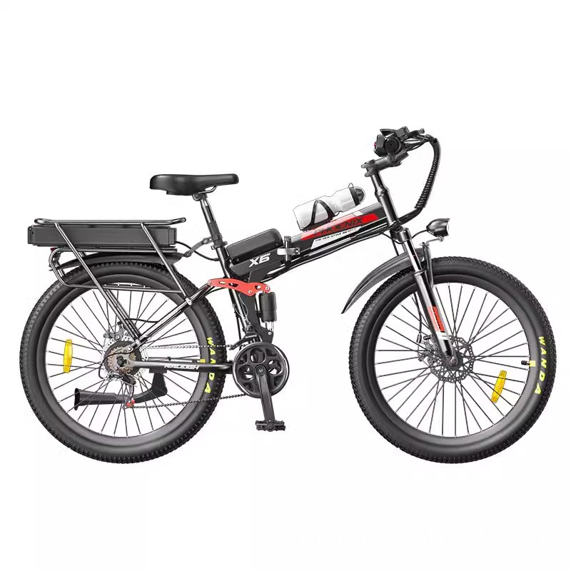 Phoenix bicicletas eléctricas asistidas plegables para adultos doble amortiguación eléctrica de montaña conductor vida útil vehículo eléctrico asistido de viaje