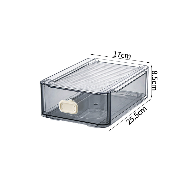 Caja de almacenamiento de medicamentos de tipo cajón transparente de gran tamaño para el hogar, caja de primeros auxilios a prueba de polvo apilada image 6