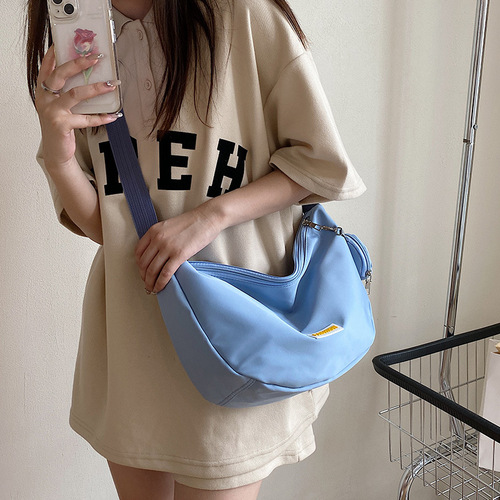  New Fashion Minimalist Daily Commute Student Korean Style Ins Trendy Girl Single Shoulder Crossbody Bag