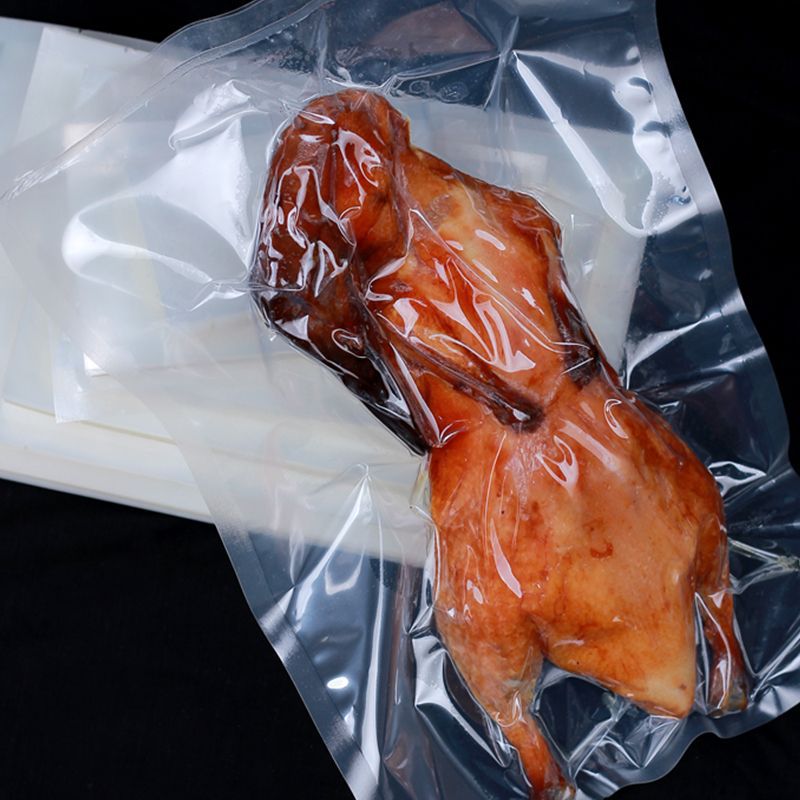 加厚食品真空袋食品袋钉做鸡烤鸭袋透明熟食商用包装袋24丝塑封