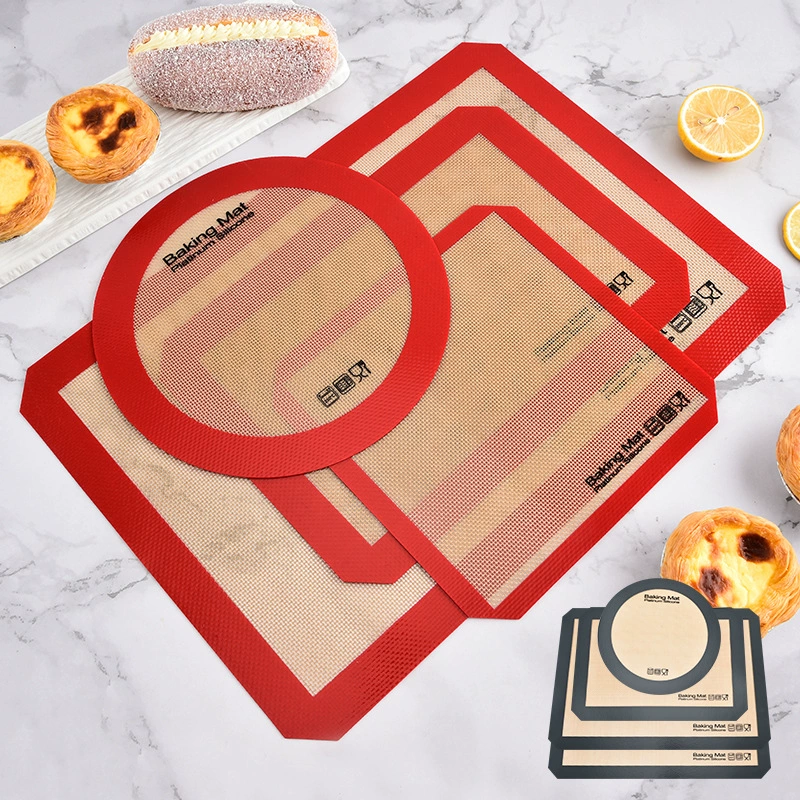 Коврик для выпечки Silicone Amazon, платиновый силикон со стекловолокном, термостойкий (разные размеры)