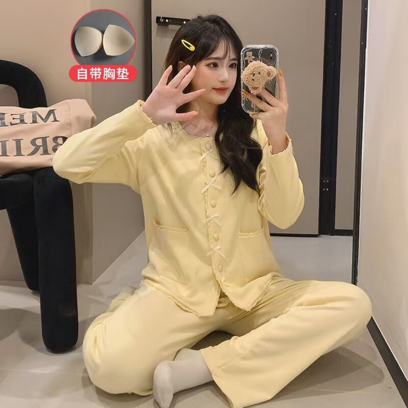 Australian Cashmere Luxury Women's Pajama Set, Thickened and Warm, Suitable for Wearing Outside, Homewear, Chanel Style with Pockets, Ins Style Australian Cashmere Luxury Women's Pajama Set, Thickened and Warm, Suitable for Wearing Outside, Homewear, Chanel Style with Pockets, Ins Style