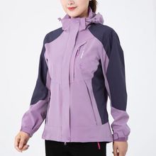 三合一冲锋衣男女两件套女户外服防风外套加绒加厚秋冬情侣登山服