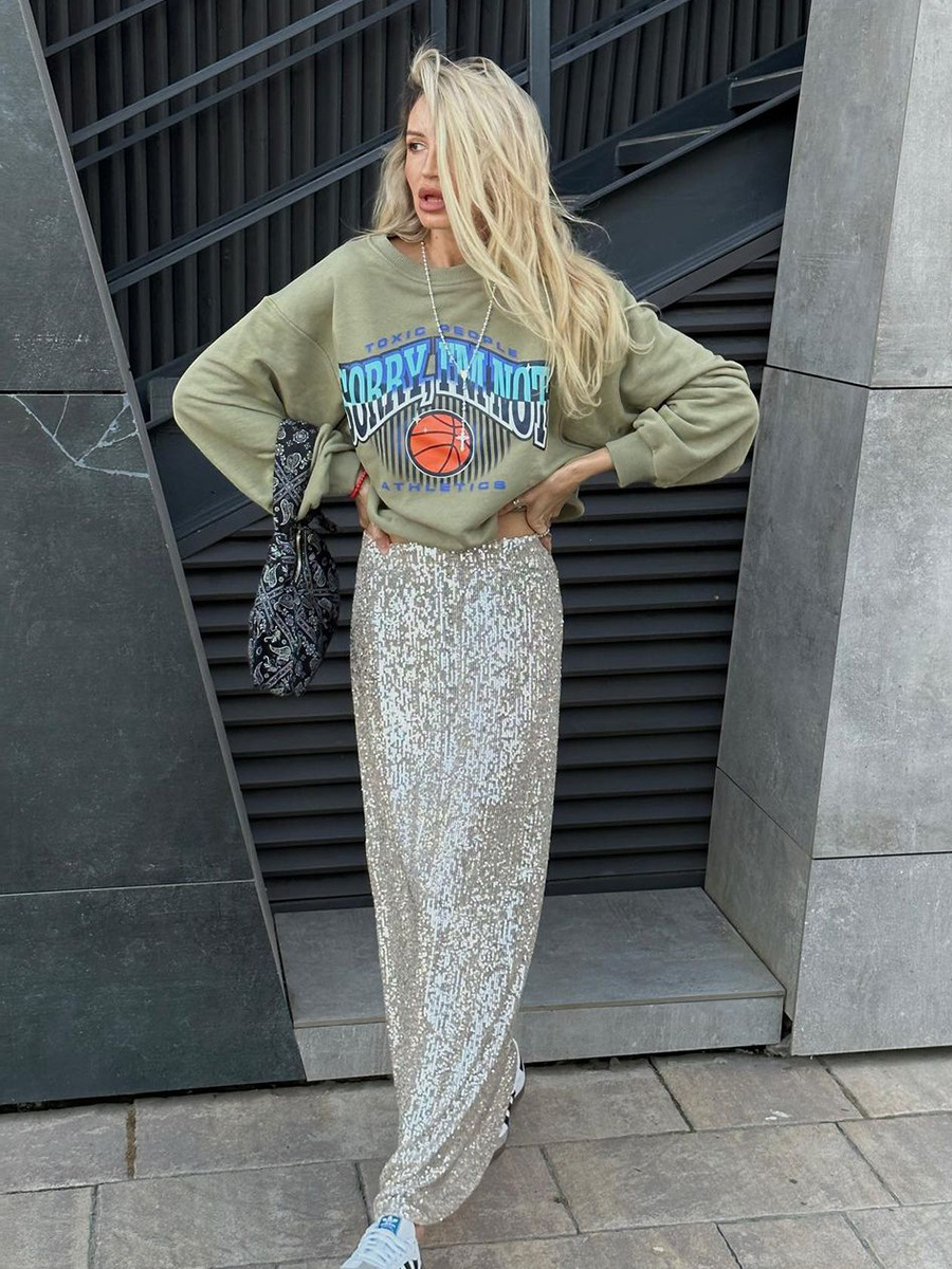 trend long sexy skirt