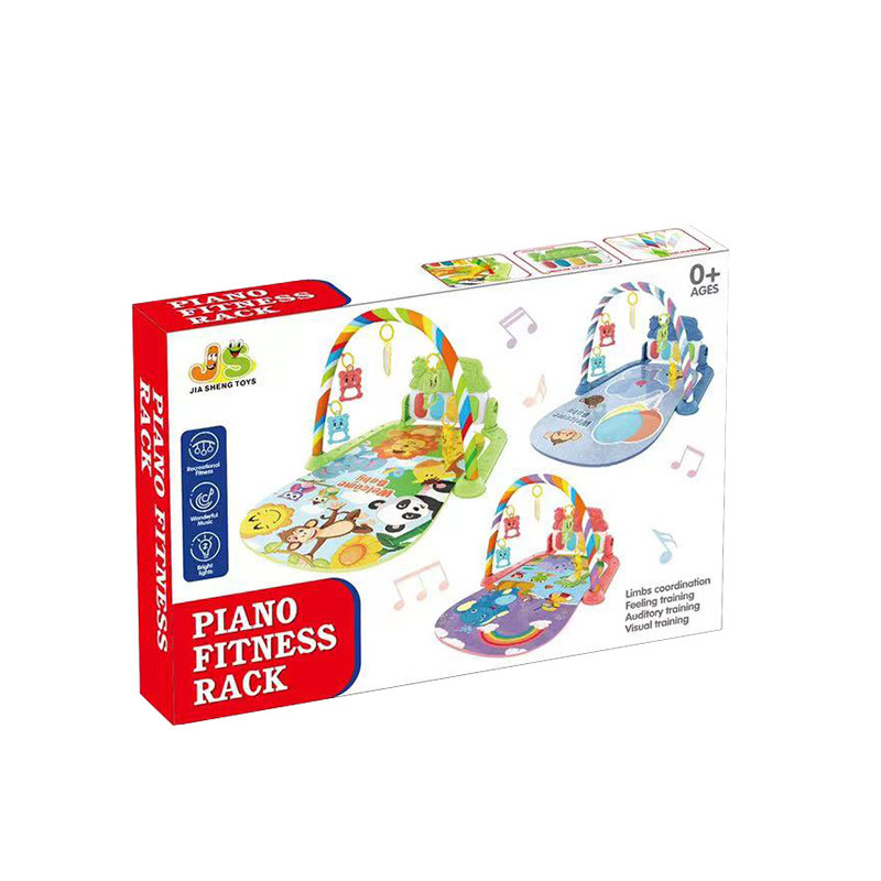Gimnasio Musical con Tapete para Bebés 0-36 Meses, Piano de Pie y Luces