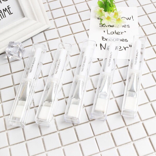 Transparent plastic pencil case