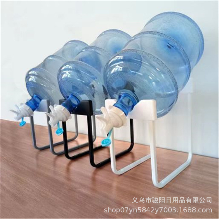 Venta directa de fábrica, marco de hierro desmontable, cubo de agua purificada, estante, fuente de agua, grifo para beber