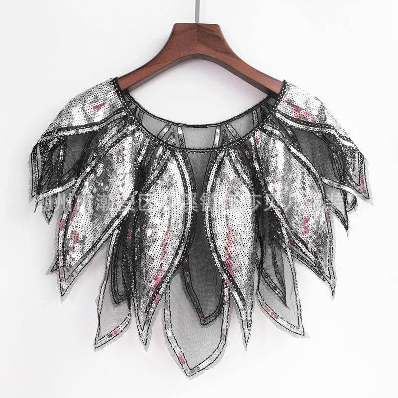 European and American Summer Thin Cape Shawl Small Cardigan Women's Dress Cross-Border Fashion Sequin Versatile