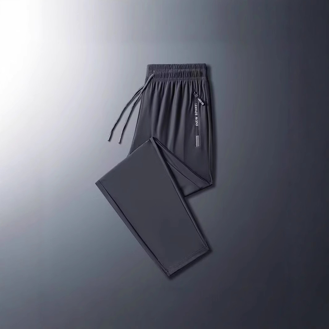 Quick dry thin ultra light comfortable breathable silk trousers