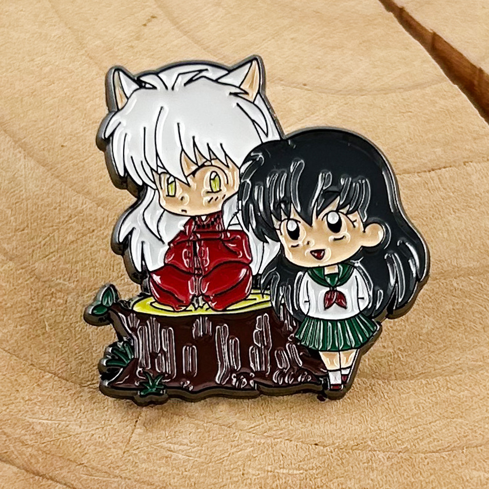Classic Anime Character Brooches, Couple Enamel Pins, Cute Cartoon Character Badges, Decorative Accessories, Fun Gifts